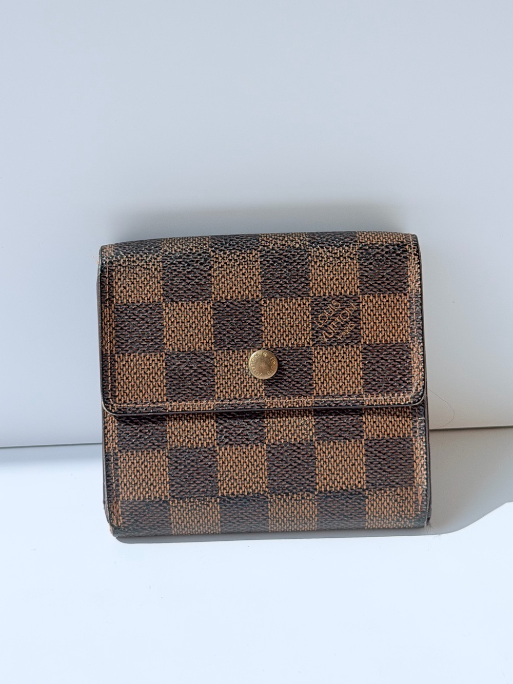 Louis Vuitton Damier Ebene Elise Wallet